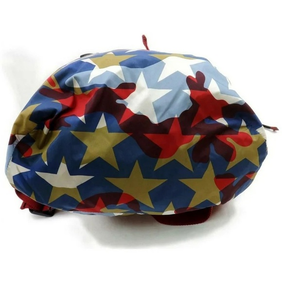 Valentino Garavani Camustars Backpack – Red & Blue Multicolor – Made in Italy - Picture 4 of 7